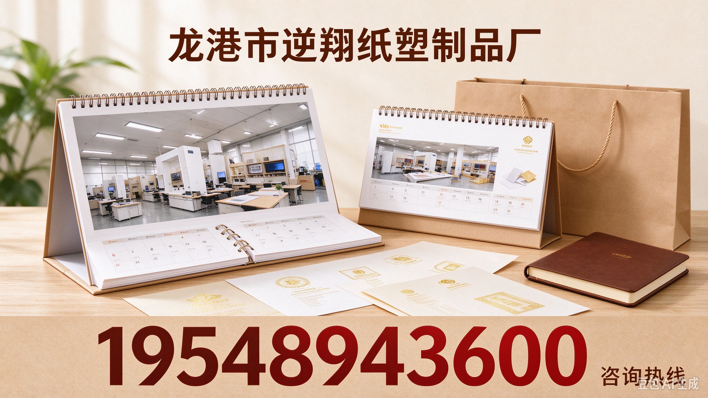 实木广告台历厂家怎么选?逆翔纸塑源头工厂选型与成本拆解